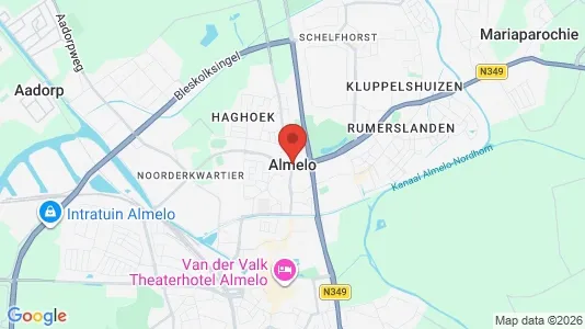 Kontorlokaler til leje i Almelo - Foto fra Google Street View