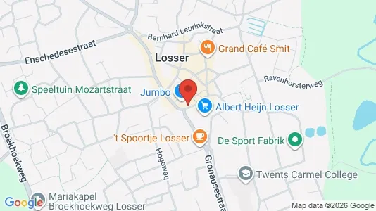 Office spaces for rent i Losser - kort over placeringen