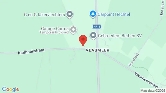 Warehouses for rent i Hechtel-Eksel - kort over placeringen