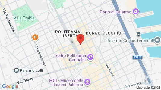 Commercial properties for sale i Palermo - kort over placeringen