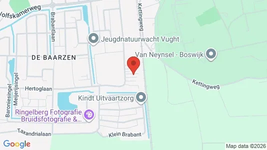 Commercial properties for rent i Vught - kort over placeringen