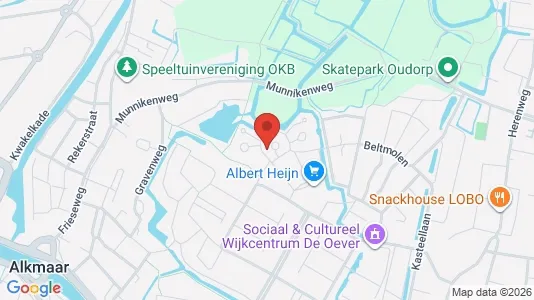 Commercial properties for sale i Alkmaar - kort over placeringen