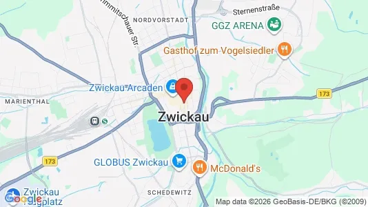 Office spaces for rent i Zwickau - Photo from Google Street View