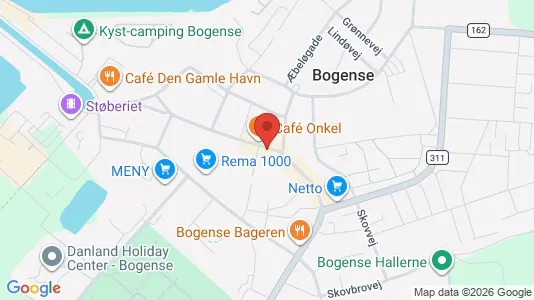 Commercial properties for sale i Bogense - kort over placeringen