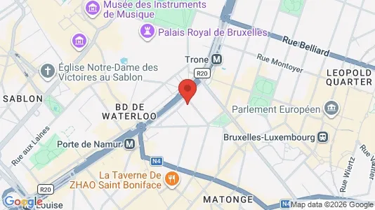 Kontorlokaler til leje i Stad Brussel - Foto fra Google Street View
