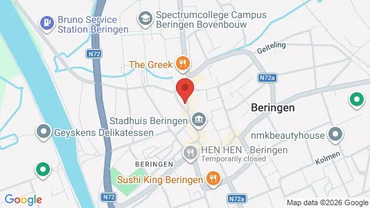 Gewerbeflächen zur Miete i Beringen - kort over placeringen
