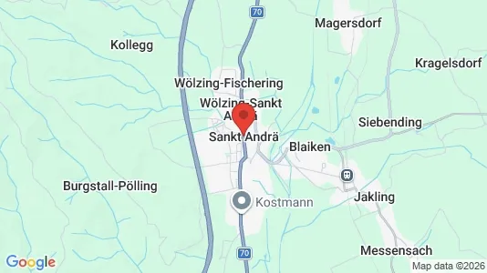 Büros zur Miete i Sankt Andrä – Foto von Google Street View