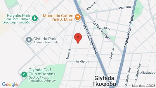 Office spaces for rent i Glyfada - kort over placeringen