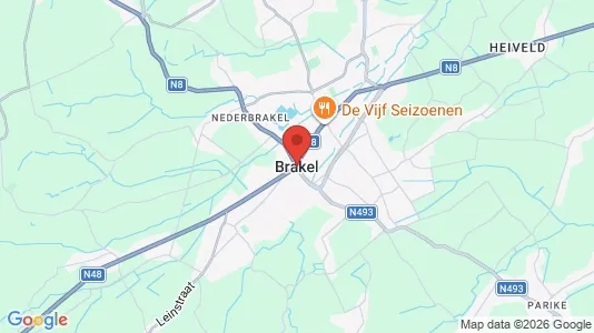 Propiedades comerciales En alquiler i Brakel - kort over placeringen