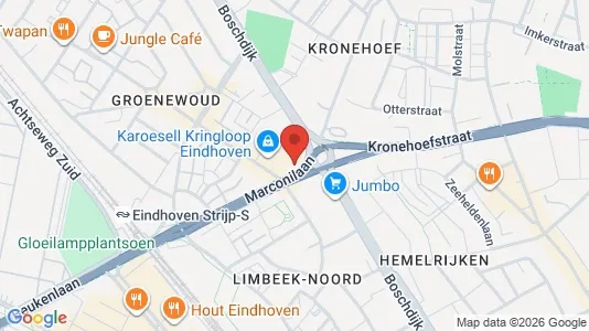 Kantorruimte te huur i Eindhoven - kort over placeringen