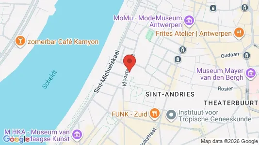 Commercial properties for rent i Stad Antwerp - kort over placeringen