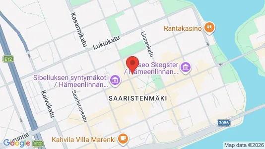 Lokaler til leje i Hämeenlinna - kort over placeringen