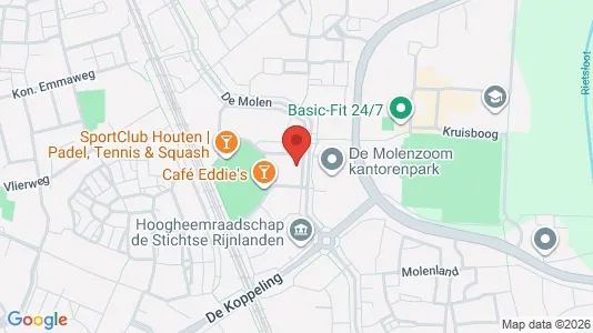 Office spaces for rent i Houten - kort over placeringen