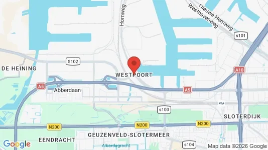 Shops for rent i Amsterdam Westpoort - kort over placeringen