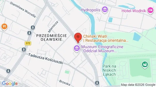 Kontorlokaler til leje i Wrocław - kort over placeringen