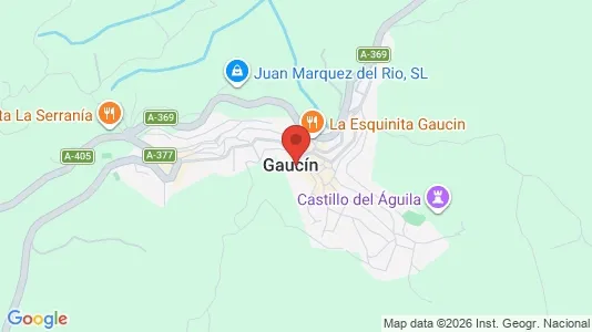 Commercial properties for sale i Gaucín - kort over placeringen
