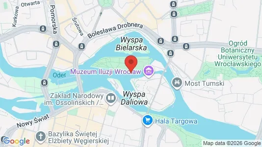 Office spaces for rent i Wrocław - kort over placeringen