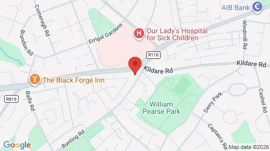 Office spaces for sale i Dublin 12 - kort over placeringen
