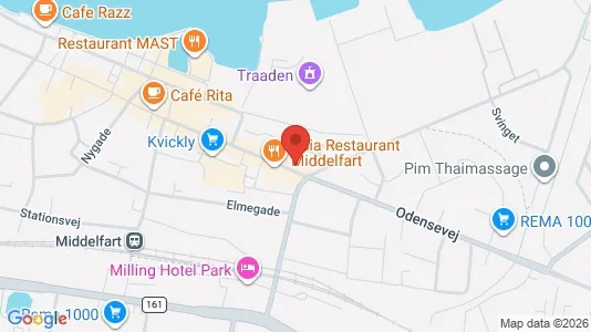 Clinics for rent i Middelfart - kort over placeringen