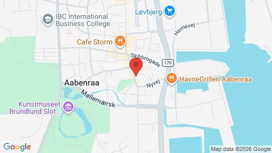 Nieruchomości komercyjne Na sprzedaż i Aabenraa - kort over placeringen