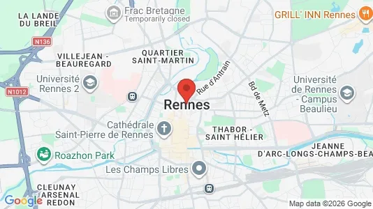 Kontorlokaler til leje i Rennes - Foto fra Google Street View