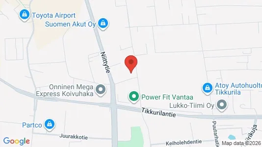 Værkstedslokaler til leje i Vantaa - Foto fra Google Street View