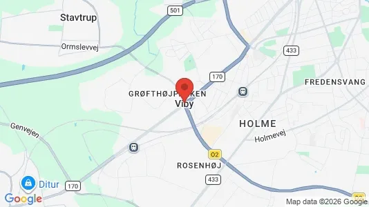 Office spaces for rent i Viby J - kort over placeringen