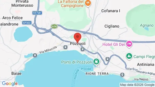 Ladenlokale zur Miete i Pozzuoli – Foto von Google Street View