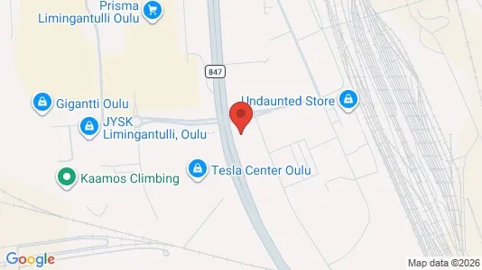 Magazyny Do wynajęcia i Oulu - kort over placeringen