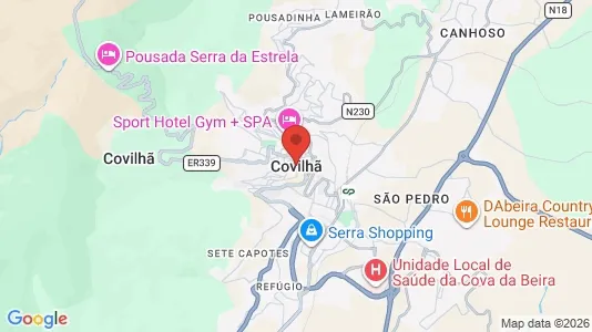 Butikslejemål til leje i Covilhã - Foto fra Google Street View