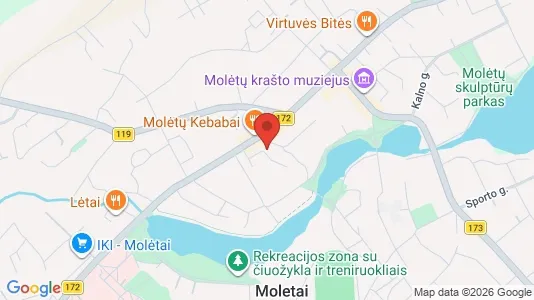 Büros zur Miete i Molėtų r. sav. - kort over placeringen