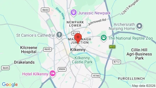 Office spaces for rent i Kilkenny - kort over placeringen