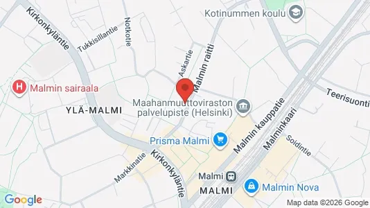Gewerbeflächen zur Miete i Helsinki Koillinen - kort over placeringen