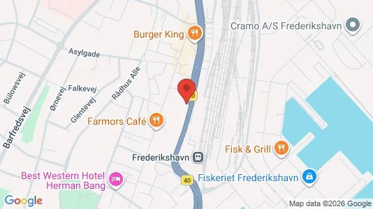 Kontorlokaler til leje i Frederikshavn - Foto fra Google Street View
