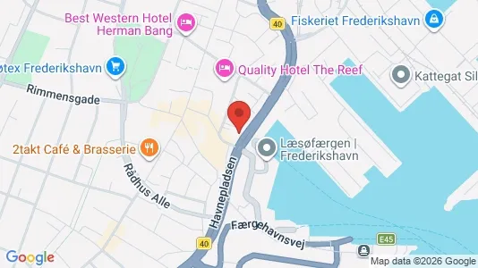 Kontorlokaler til leje i Frederikshavn - Foto fra Google Street View