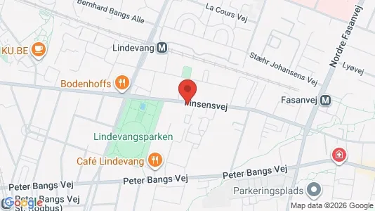 Commercial properties for rent i Frederiksberg - kort over placeringen