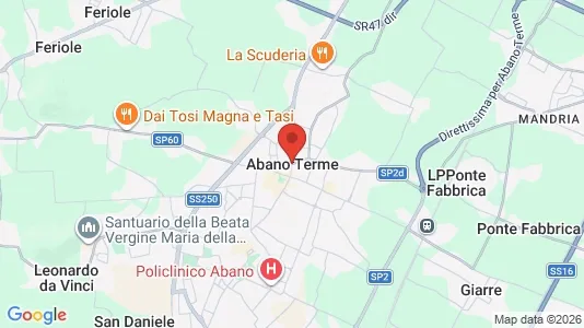 Ladenlokale zur Miete i Abano Terme – Foto von Google Street View