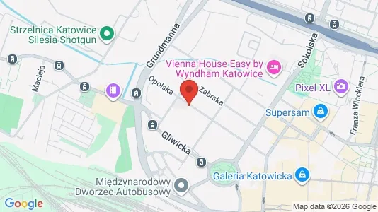Kontorlokaler til leje i Katowice - Foto fra Google Street View