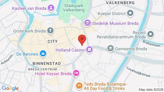 Kontorlokaler til leje i Breda - Foto fra Google Street View