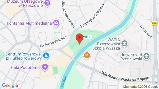 Office spaces for rent i Rzeszów - kort over placeringen