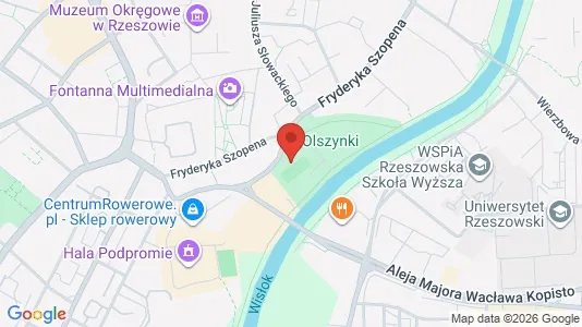 Office spaces for rent i Rzeszów - kort over placeringen