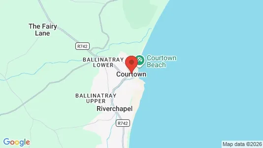 Lokaler til leje i Courtown - kort over placeringen