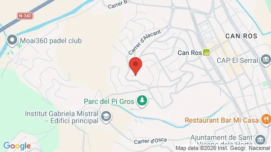 Commercial properties for sale i Pallejà - kort over placeringen