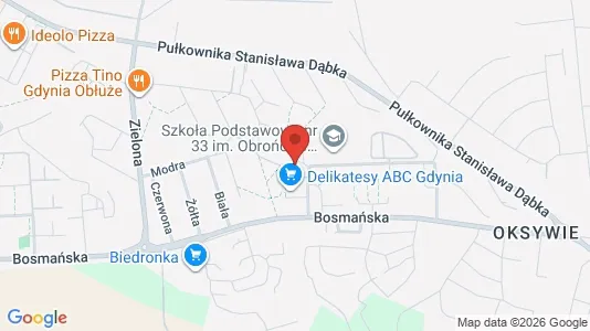 Office spaces for rent i Gdynia - kort over placeringen