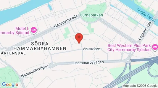 Espacios de oficina En alquiler i Hammarbyhamnen - kort over placeringen