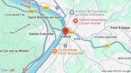 Gewerbeflächen zur Miete i Vienne – Foto von Google Street View