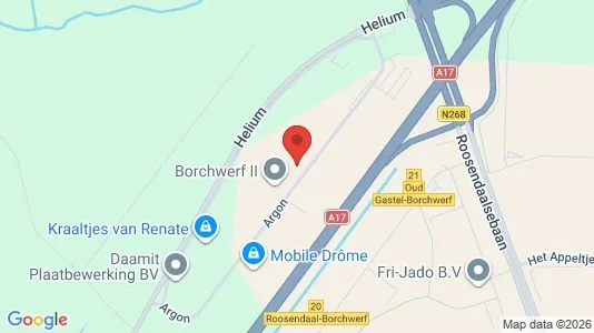Nieruchomości komercyjne Do wynajęcia i Halderberge - kort over placeringen