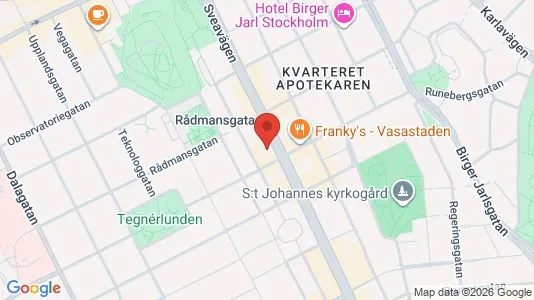 Nieruchomości komercyjne Na sprzedaż i Vasastan - kort over placeringen
