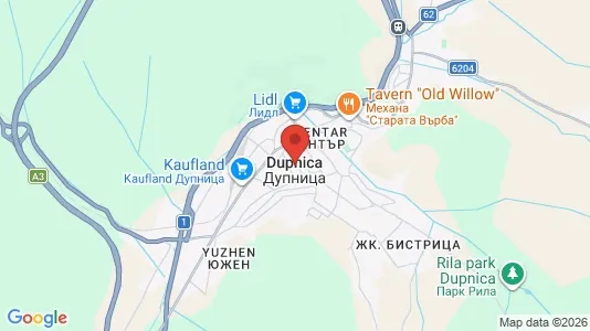 Nieruchomości komercyjne Do wynajęcia i Dupnitsa - kort over placeringen