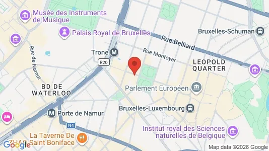 Espacios de oficina En alquiler i Stad Brussel - Foto de Google Street View
